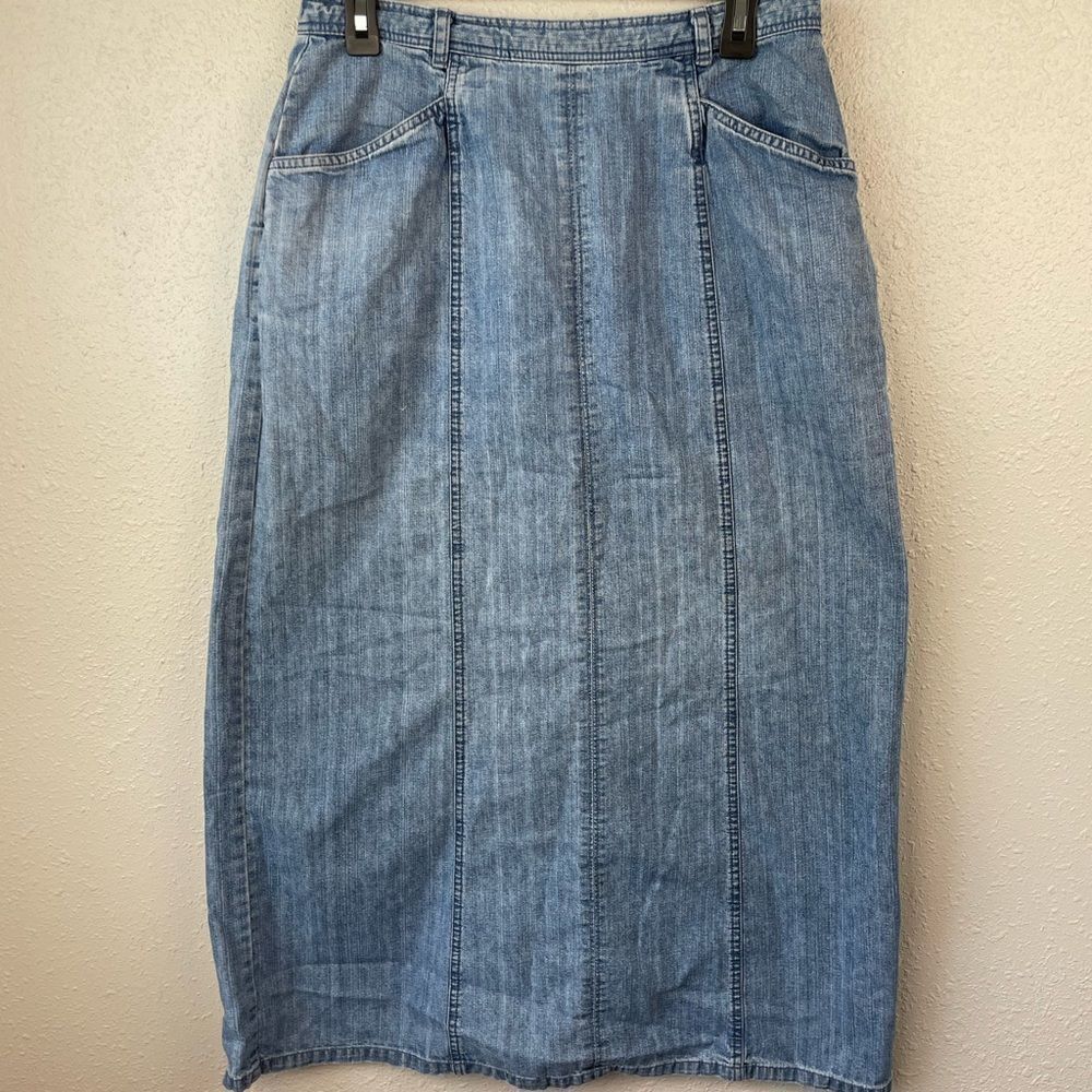 Vintage Gotcha Covered Denim Skirt Size 10 EUC